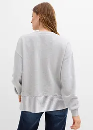 Sweater met blouse, bonprix