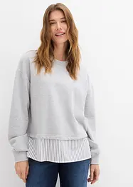 Sweater met blouse, bonprix