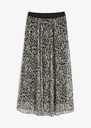 Rok van mesh jersey met elastische tailleband, bonprix