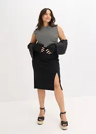 Strakke jersey rok, bonprix