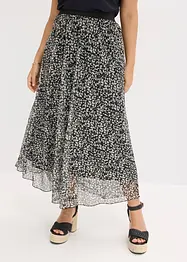 Rok van mesh jersey met elastische tailleband, bonprix