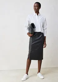 Overhemdblouse met zijde, bonprix