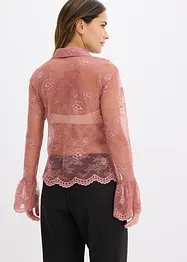 Blouse met kant, bonprix