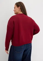 Korte oversized sweater van biologisch katoen, bonprix