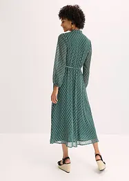 Gedessineerde chiffon jurk, bonprix