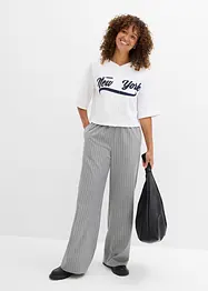 Oversized sweater in een zachte katoenmix, bonprix