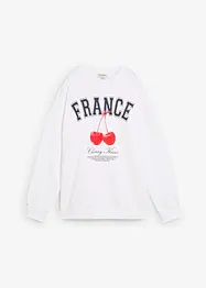 Oversized sweater van biologisch katoen, bonprix