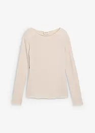 Licht longsleeve met boothals, bonprix