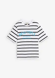 Gestreept T-shirt van puur katoen, bonprix