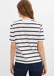 Gestreept T-shirt van puur katoen, bonprix