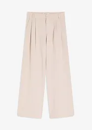 Geplooide broek met dubbele plooien, bonprix