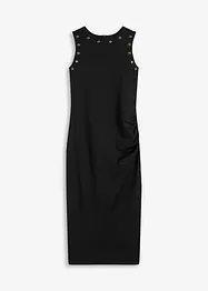 Midi jurk met studs, bonprix