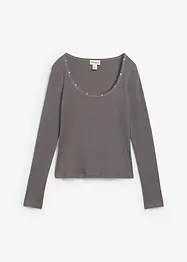 Geribd shirt van biologisch katoen, bonprix