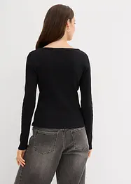 Geribd shirt van biologisch katoen, bonprix
