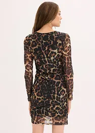 Mini jurk met plooitjes, bonprix