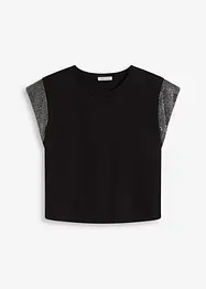 Shirt met schoudervullingen, bonprix