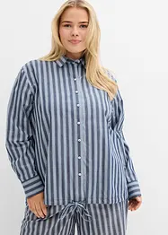 Oversized blouse van katoen, bonprix