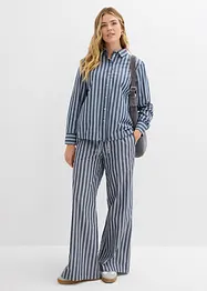 Oversized blouse met tunnelkoord, bonprix