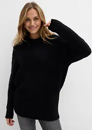 Oversized trui van bouclé, bonprix