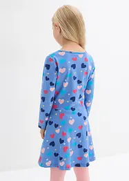 Meisjes jersey jurk met lange mouwen van biologisch katoen, bonprix