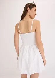 Strapless jurk van katoen, bonprix