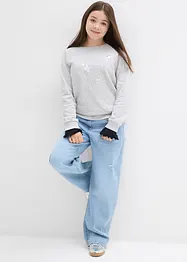 Sweater van puur katoen, bonprix