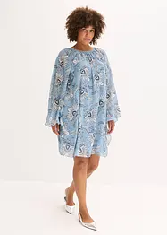 Tuniekjurk van gestructureerde chiffon, bonprix