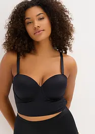 Voorgevormde bh top met glanseffect, bonprix