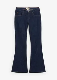 Flared jeans mid waist, bonprix