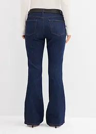 Flared jeans mid waist, bonprix