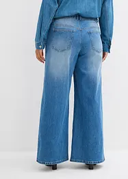 Wide leg jeans, mid waist, bonprix