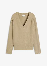 Trui met V-hals, bonprix