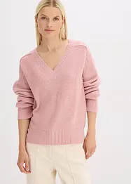 Trui met V-hals, bonprix
