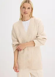 Vest met ribbelbreiwerk, bonprix