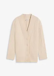 Vest met ribbelbreiwerk, bonprix