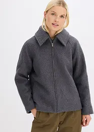 Bomber van zacht bouclé, bonprix