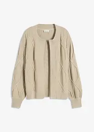 Vest met een vlechtpatroon, bonprix