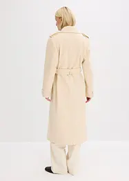 Trenchcoat in wollen look, bonprix