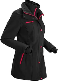 Lange stretch softshell jas, waterafstotend, bonprix