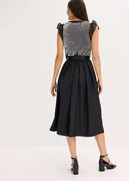 Dirndl met fluweel in midi lengte (2-dlg. set), bonprix