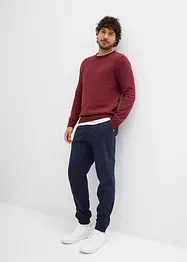 Joggingbroek met geribde boorden aan de onderrand, bonprix