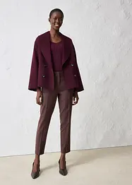 Smalle broek met wol, bonprix
