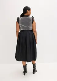 Dirndl met fluweel in midi lengte (2-dlg. set), bonprix