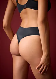 Maxi string met glanzend materiaal (set van 2), bonprix