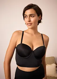 Voorgevormde bh top met glanseffect, bonprix