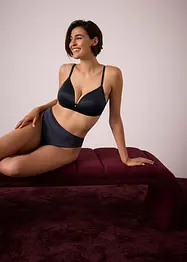 High waist string van glanzend materiaal (set van 2), bonprix