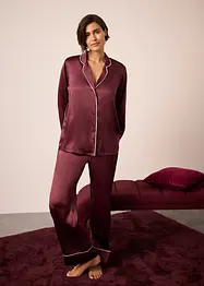 Geweven pyjama van satijn, bonprix