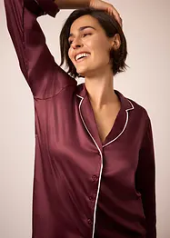 Geweven pyjama van satijn, bonprix
