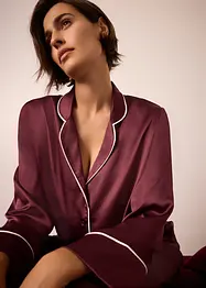 Geweven pyjama van satijn, bonprix