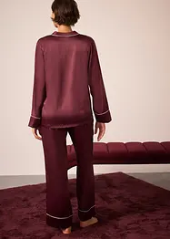 Geweven pyjama van satijn, bonprix